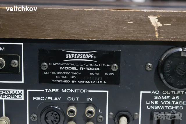 Ресивър Superscope R-1220L e проектиран в Marantz USA, снимка 4 - Ресийвъри, усилватели, смесителни пултове - 49748235