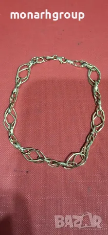 Златна гривна/585/, снимка 4 - Гривни - 56153756