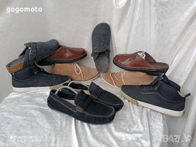 мъжки мокасини BATA® original, 41 - 42, естествена кожа, естествен велур , снимка 8 - Мокасини - 44581520