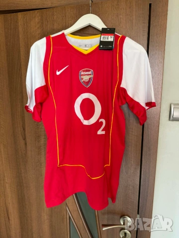 2004-05 Arsenal Home Shirt Henry #14 - (L), снимка 3 - Футбол - 53754598