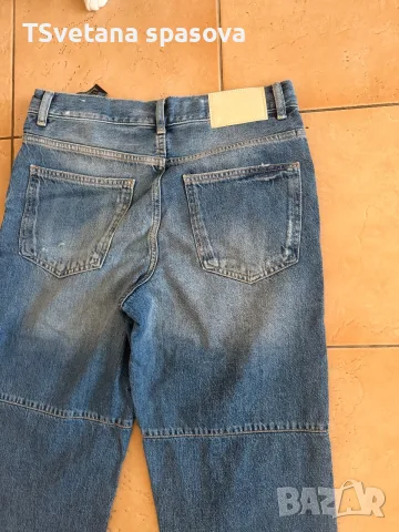 нови дънки, размер C Zara нов , снимка 4 - Дънки - 55806274