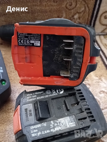 Акумулаторен Винтоверт Spit 285 , снимка 4 - Винтоверти - 52890407