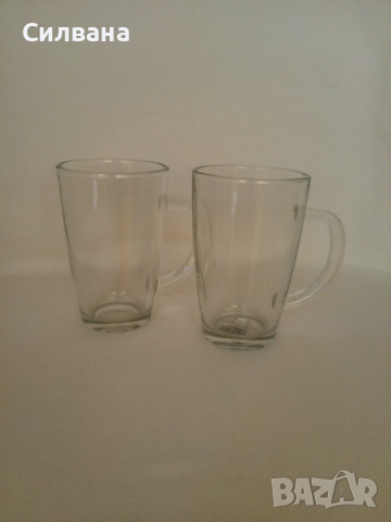 2 стъклени чаши, снимка 1 - Чаши - 36269775