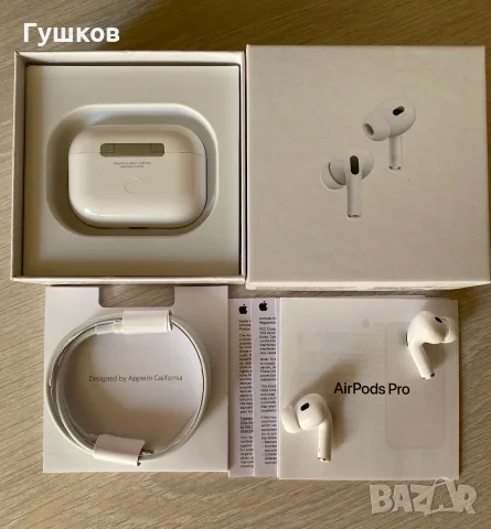 Apple AirPods Pro 2 USB-C - безжични слушалки, пълен комплект, снимка 2 - Bluetooth слушалки - 56076441