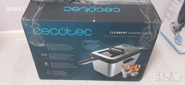 Фритюрник Cecotec Cleanfry Luxury 4000, 4,2 L, 3270 W, снимка 4 - Фритюрници - 48312513