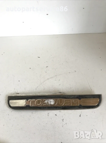 Задна дясна прагова лайсна хром за Peugeot 407 1.6 HDI (2005), снимка 2 - Части - 53734582