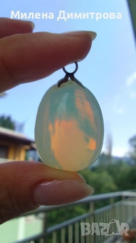 Масивни дървени гривни / Висулка Опалит , снимка 18 - Гривни - 48376432