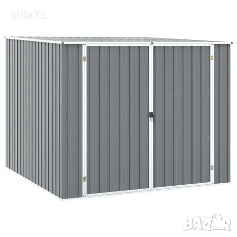 vidaXL Градинска барака, сива(SKU: 46254)