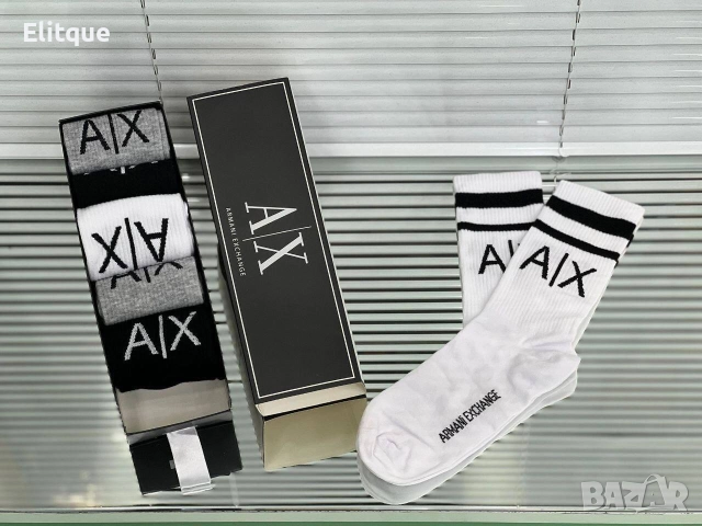 6 чифта чорапи в кутия  Tommy Hilfiger lacoste off white calvin klein louis vuitton moschino , снимка 4 - Дамски чорапи - 52939821