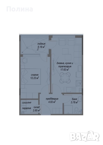 Апартаменти жк Малинова Долина, снимка 5 - Апартаменти - 52323907