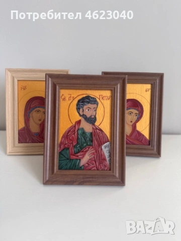 Ръчно рисувани икони по поръчка , снимка 2 - Декорация за дома - 53392059