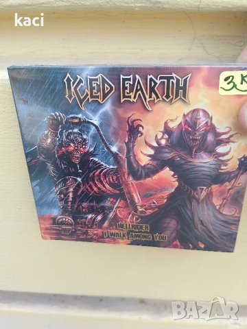 Iced earth -hellrider i walk among yuo 2023година., снимка 1 - CD дискове - 42353537