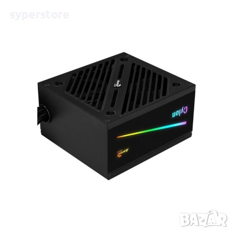 Захранване за настолен компютър Aerocool Cylon 600W ATX/EPS 12V Active PFC RGB подсветка, снимка 3 - Захранвания и кутии - 40859334