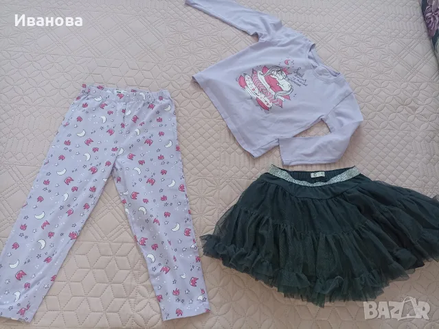 Детски дрехи за момиче 110/116см, снимка 3 - Детски Блузи и туники - 55885584