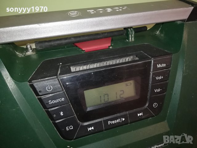 BOSCH RADIO+BOSCH LI-ION BATTERY PACK 1509231811, снимка 7 - Радиокасетофони, транзистори - 42204146