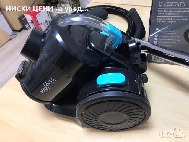Прахосмукачка с контейнер CLEANMAX POWER 800W, 1.2L, снимка 2 - Прахосмукачки - 44175023