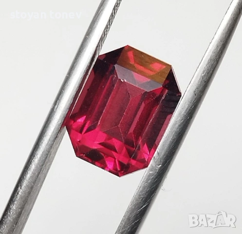 Рядък 3.51 каратов  кърваво червен транат от Африка,натурален, нетретиран! , снимка 7 - Други - 53751901