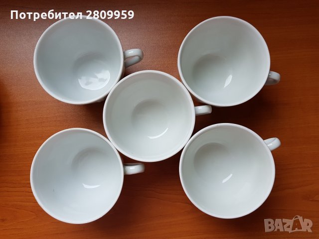 Чаши за чай с чинийки с декор Мащерка, снимка 4 - Чаши - 35823733