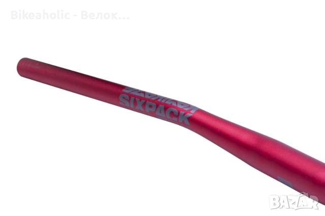Кормило Sixpack-Racing Kamikaze 31.8x785mm Rise 18mm Червено, снимка 2 - Части за велосипеди - 51925814