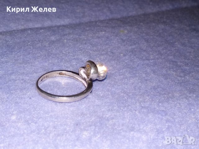 АВТОРСКИ СКЪПОЦЕНЕН СРЕБЪРЕН ПРЪСТЕН с ПЕЧАТ на БИЖУТЕРА и БРИЛЯНТНО ФАСЕТИРАН ИСКРЯЩ ЦИРКОН 36127, снимка 12 - Пръстени - 39460710