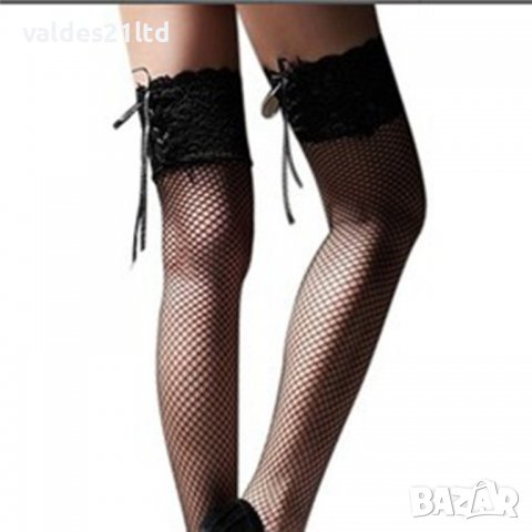 Еротични жартиерни чорапи, снимка 5 - Дамски чорапи - 40031305