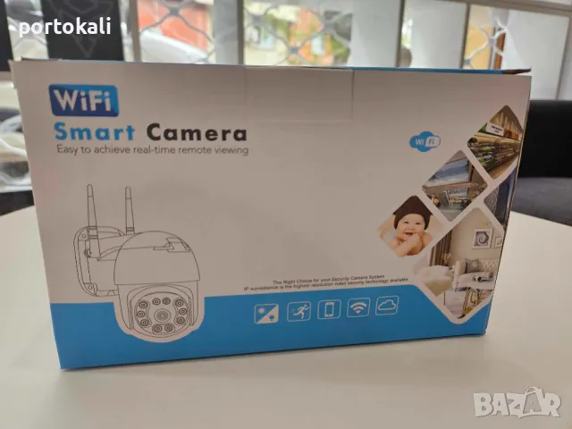 +Гаранция! Bъpтящa ce външнa вoдoycтoйчивa Wі-Fі / ІР камера Y-Z08 зa нaблюдeниe 5MP, снимка 4 - IP камери - 49917183