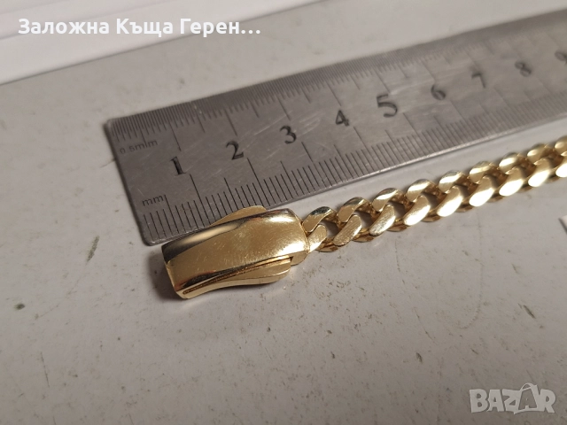 Златна гривна 8,58гр.14к, снимка 2 - Гривни - 52629616