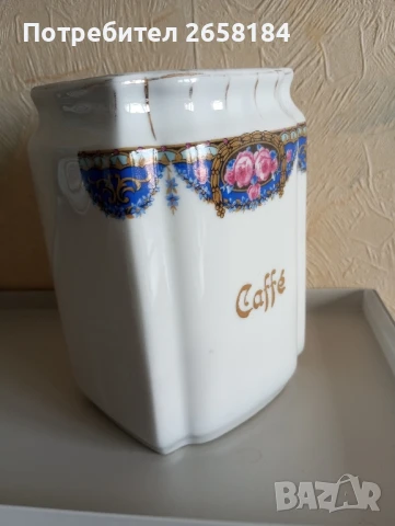 3 части Италиански старинен ръчно рисуван порцелан, снимка 6 - Антикварни и старинни предмети - 50657455