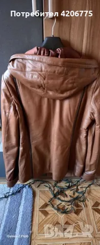 Дамско кожено яке., снимка 2 - Якета - 48670945