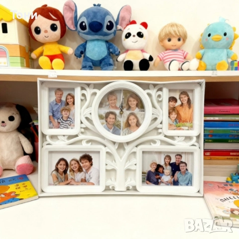 Рамка за снимки с часовник 2 в 1 - Дървото на живота, снимка 3 - Стенни часовници - 52285844