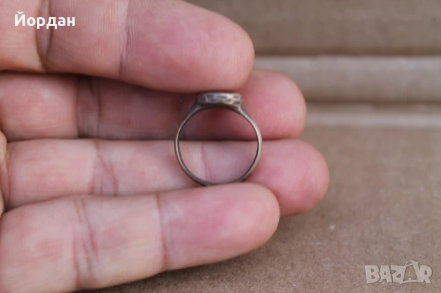 Стар Османски сребърен пръстен, снимка 2 - Пръстени - 51182353