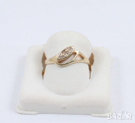 *златен пръстен 48775-3, снимка 5 - Пръстени - 39599764