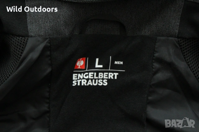 ENGELBERT STRAUSS - мъжко водоустойчиво яке, размер L, снимка 4 - Якета - 53358482