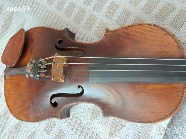 Стара немска цигулка, 1843 година, 1 000 €, снимка 11 - Струнни инструменти - 52537840