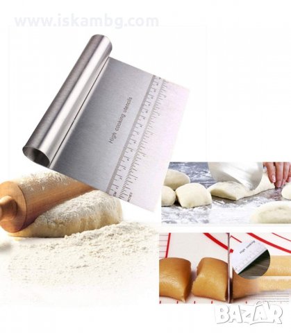 МЕТАЛЕН НОЖ ЗА РЯЗАНЕ НА ТЕСТО С ДЪЛЖИНА 15 СМ. - код 2767, снимка 6 - Прибори за хранене, готвене и сервиране - 33919148