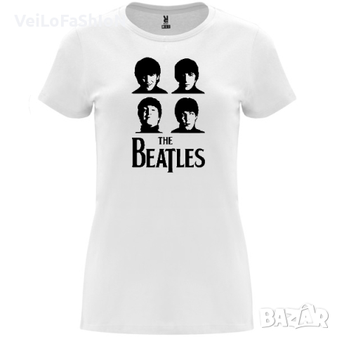 Нова дамска тениска на музикалната група The Beatles, снимка 1 - Тениски - 44513791