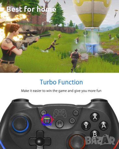 Switch Controller, безжичен професионален контролер за Switch/Switch Lite/Switch OLED, Switch Remote, снимка 7 - Аксесоари - 42716929