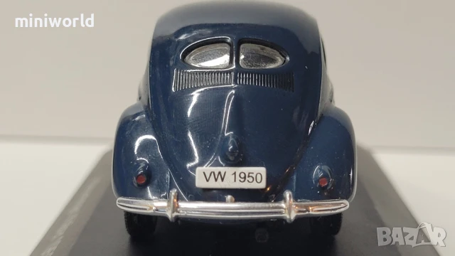 Volkswagen Kafer 1950 - мащаб 1:43 на DeAgostini моделът е нов в PVC дисплей-кейс, снимка 5 - Колекции - 50659826