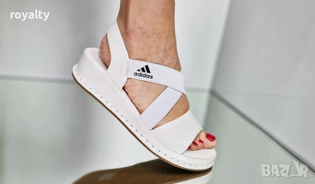 Adidas бели дамски сандали , снимка 7 - Сандали - 51241322
