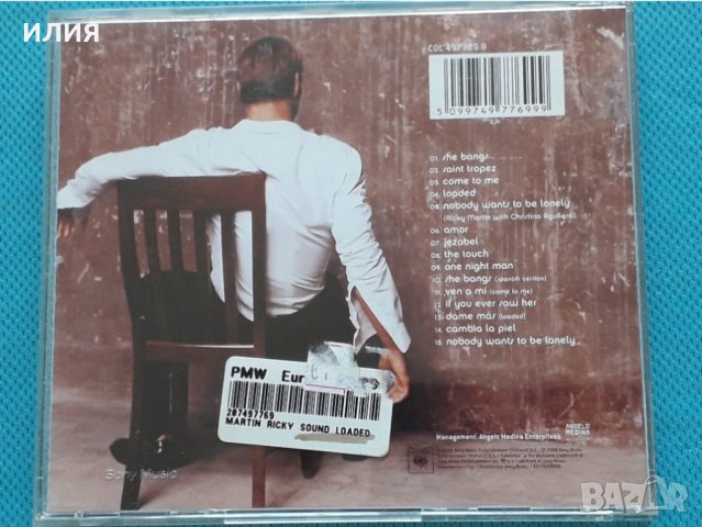 Ricky Martin – 2001 - Sound Loaded(Reggae, Latin, Pop), снимка 5 - CD дискове - 42474505