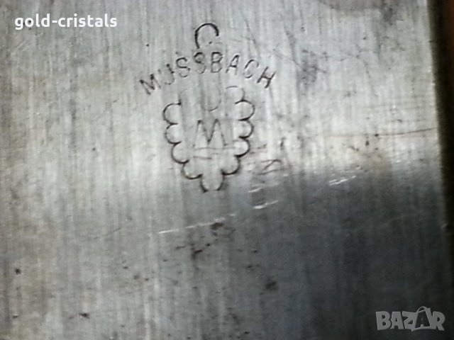 Посребрен  салфетник, снимка 2 - Антикварни и старинни предмети - 35778772