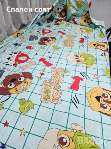 Детски спални комплекти от Ранфорс - 100% памук - Пес Патрул