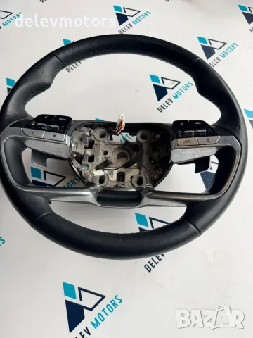 56170-n9000 волан кожен мултифункционален волан с пера от Hyundai Tucson 1.6 T-GDi Hybrid, снимка 2 - Части - 55886379