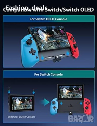 Нов Контролер за Nintendo Switch/Switch OLED в ръчен режим Игри, снимка 3 - Nintendo конзоли - 41318577