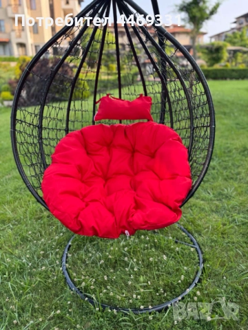 Градинска висяща люлка тип гнездо,яйце–Промоция!, снимка 8 - Градински мебели, декорация  - 52332387
