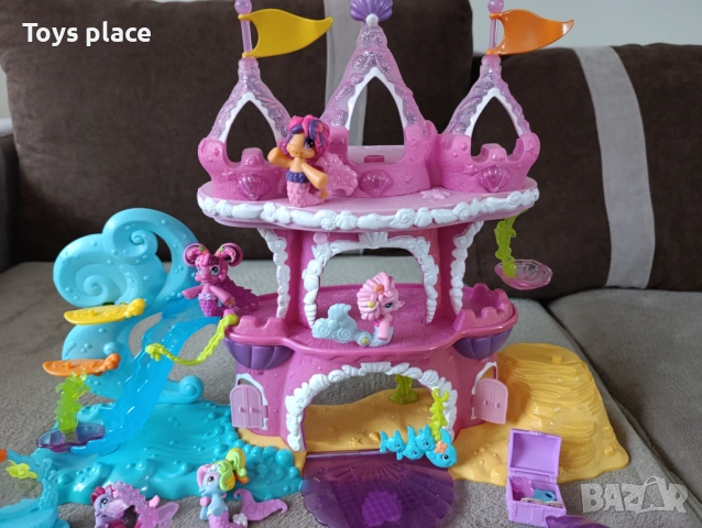 Голям оригинален Замъкът на русалките My Little Pony, снимка 17 - Фигурки - 53458559
