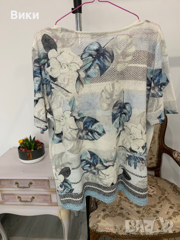 Красива елегантна тениска в размер XL, снимка 11 - Тениски - 44614539