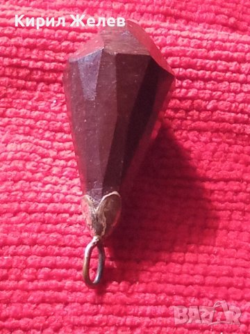 СТАР СКЪПОЦЕНЕН АРТ ДЕКО РУБИНЕН МЕДАЛЬОН 56521, снимка 9 - Антикварни и старинни предмети - 35596718