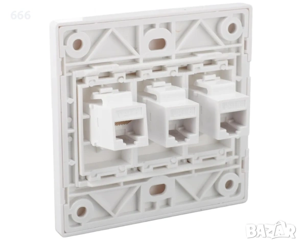Стенна платка за Ethernet, 3 порта, снимка 2 - Друга електроника - 53011960