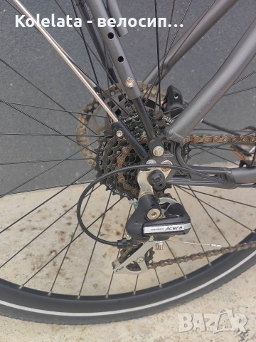 28" 2R manufactur, L размер, хидравлични спирачки трекинг алуминиев велосипед, снимка 10 - Велосипеди - 53035498